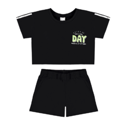 CONJUNTO INFANTIL MENINA DAY EM ALGODÃO MALWEE KIDS