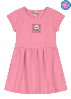 Vestido Infantil Descolado Em Malha Neon Brandili