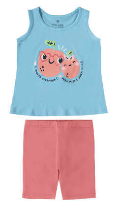 CONJUNTO INFANTIL ESTAMPA KAWAII - MALWEE KIDS na internet