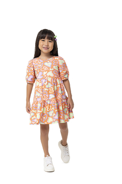 VESTIDO INFANTIL LAÇO COSTAS CORAÇÕES EM ALGODÃO - Jog Kids | Roupas infantis - Roupa de meninos, meninas e bebês, Jaqueta Infantil, Conjuntos, Calças para crianças, Roupas de crianças 