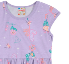 VESTIDO EM MALHA INFANTIL MENINA BRANDILI