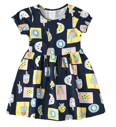 VESTIDO ESTAMPADO MANGA CURTA E FRANZIDO NA CINTURA - MALWEE KIDS - Jog Kids | Roupas infantis - Roupa de meninos, meninas e bebês, Jaqueta Infantil, Conjuntos, Calças para crianças, Roupas de crianças 