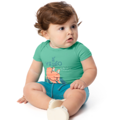 CONJUNTO INFANTIL BEBE BODY E BERMUDA EM MOLETINHO MALWEE - loja online