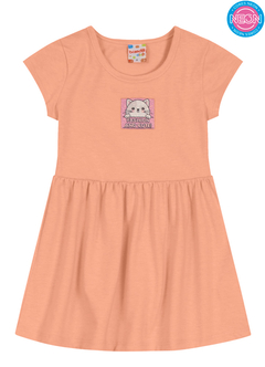 Imagem do Vestido Infantil Descolado Em Malha Neon Brandili