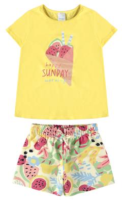 CONJUNTO INFANTIL ESTAMPA TROPICAL - comprar online