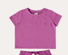 CONJUNTO INFANTIL MENINA EM MOLETINHO ECO MALWEE KIDS - loja online