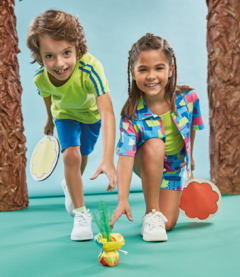 CONJUNTO CAMISA/SHORTS + REGATA - MALWEE KIDS na internet