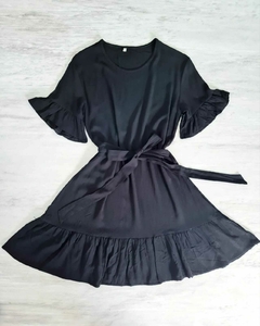 Vestido con manga lino