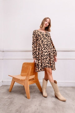 Vestido leopardo