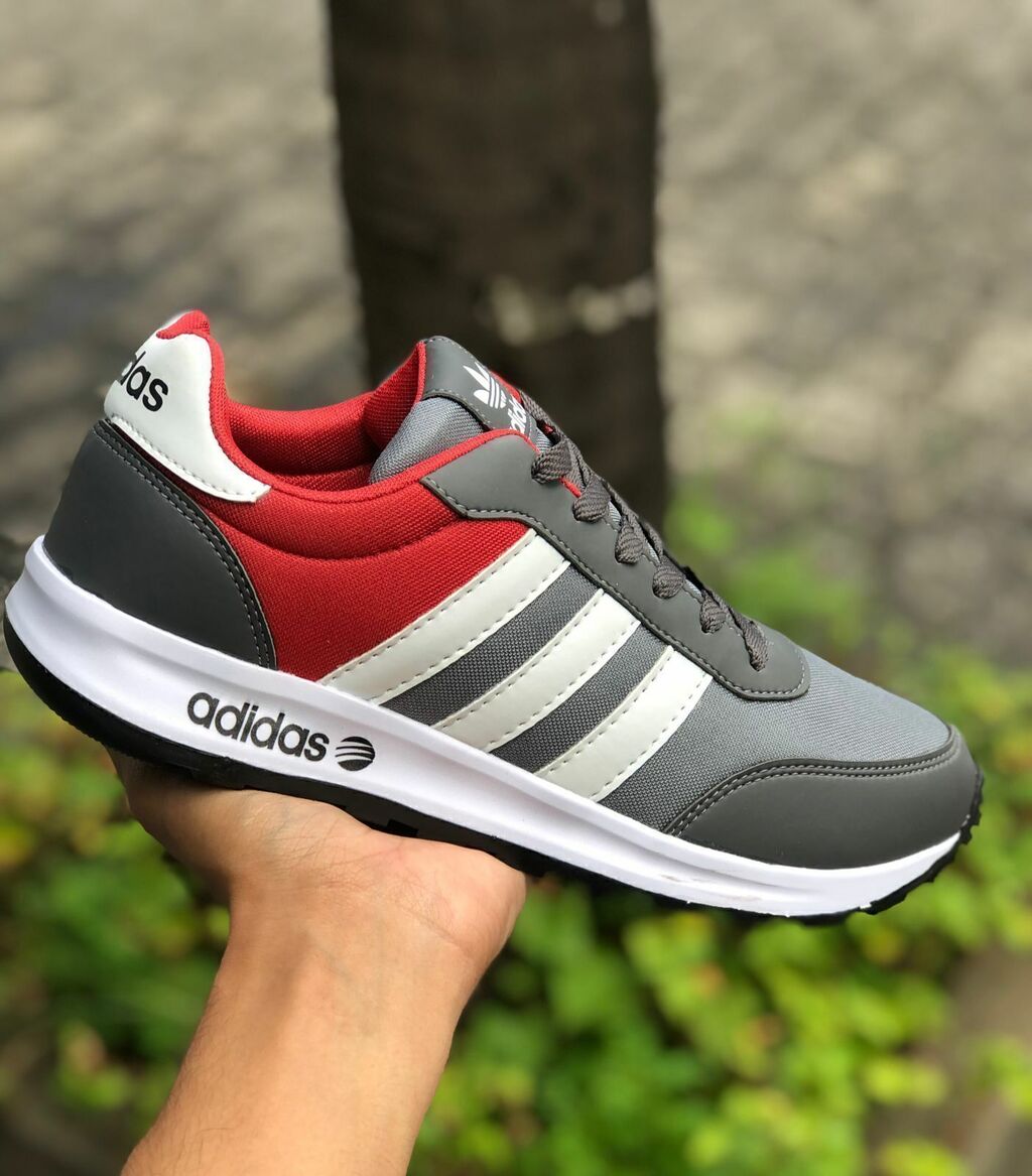 Adidas neo azul e vermelho best sale