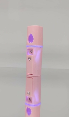 Vaporizador Facial Coração Rosa Spray Elétrico Portátil Recarregável USB - loja online