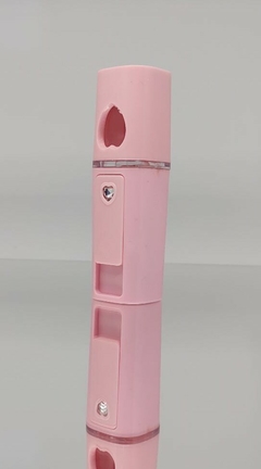 Imagem do Vaporizador Facial Coração Rosa Spray Elétrico Portátil Recarregável USB