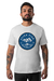 Camiseta Masculina de Pesca Montanha Branca ClickFish 100% Algodão