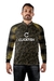 Camisa Camiseta ClickFish Pesca Esportiva Dry Fps50+ Tucunare Amarelo