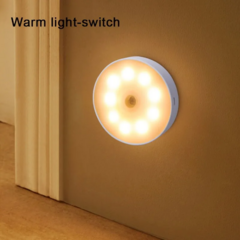 Luminária LED com Sensor de Presença, Carregamento USB, Luz Noturna, Armário, Cabeceira na internet