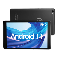 Tablet pc 7 polegadas android 11 com processador quad core 32 gb, tela hd ips, câmera dupla, wi-fi, estojo protetor - loja online