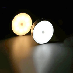 Luminária LED com Sensor de Presença, Carregamento USB, Luz Noturna, Armário, Cabeceira - Pontoocon Shopping