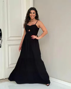 Vestido Maria - Preto - Dona Onça Store