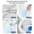 Escova de toalete de silicone flexível - Psiu Store