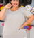 BLUSA PLUS SIZE COM MANGA AJUSTÁVEL - comprar online