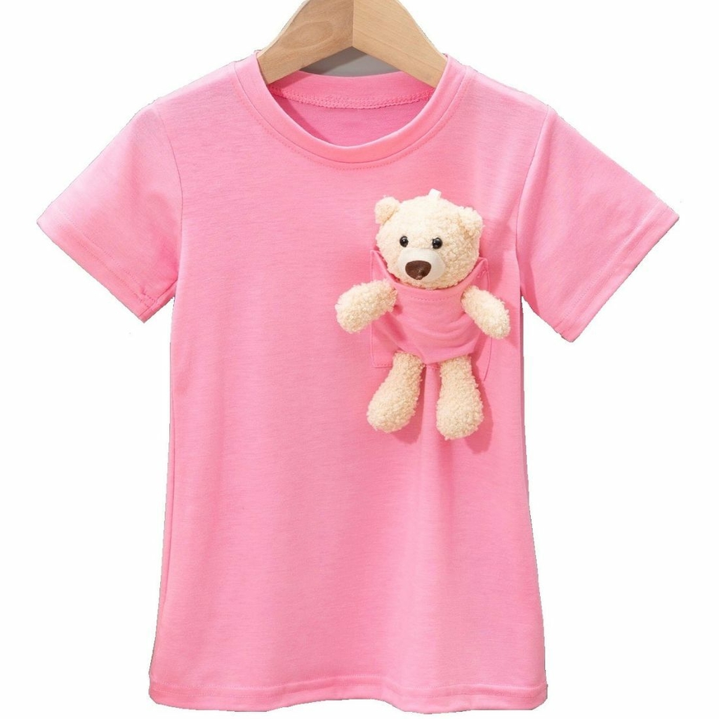 Vestido fashion camiseta infantil