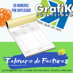 TALONARIO DE FACTURAS - A5