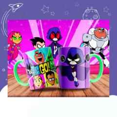 Taza de polímero - Jóvenes Titanes - comprar online