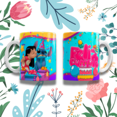 TAZA DE CERÁMICA BLANCA - Serie Feliz día - comprar online