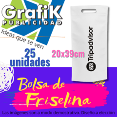 Bolsas de Friselina - 20x39 cm - PARA BOTELLAS x 25 unidades