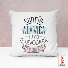 Almohadón 40x40 cm - Linea Frases 2 - Grafik Publicidad