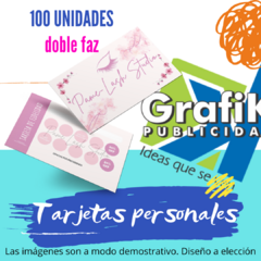 TARJETAS PERSONALES 4/4 - 200grs