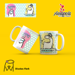 TAZA DE CERÁMICA BLANCA - Diseños Flork - Grafik Publicidad