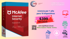 McAfee Internet Security 10 dispositivos