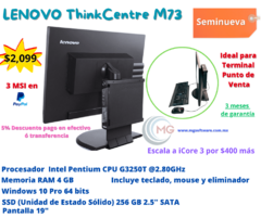 Lenovo ThinkCentre M73 Seminueva