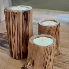 Velas Ecológica Tronco Natural - CartMix, loja online especializada em Home Decor, Tablescape e Lifestyle