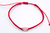 Pulsera ajustable con corazón - Hilo Rojo en internet