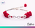 Pulsera Encanto Infinito | Piedra Roja