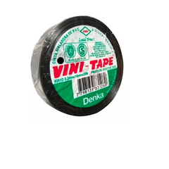 Cinta aisladora negra 10mts 19mm Vini-Tape