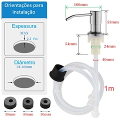 Dispenser para Detergente ou Shampoo - Digão Shop. Tudo que você e sua família precisam.