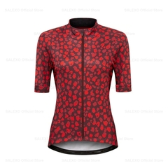 Conjunto camisa e bretelle feminina de ciclismo verão. na internet