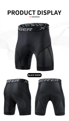 X-TIGER-Shorts de ciclismo para homens, com gel. - loja online