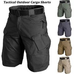 Bermuda táticos militares ao ar livre para homens, shorts urbanos impermeáveis. na internet