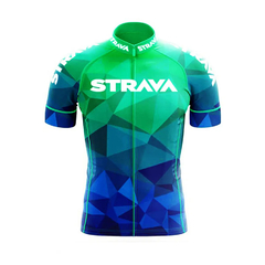 Conjunto de roupa de ciclismo Masculino Strava-Pro , Manga Curta, Respirável, MTB,