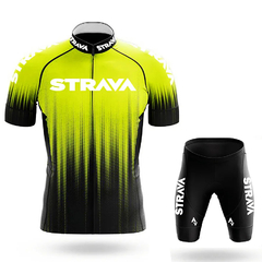 Conjunto de roupa de ciclismo Masculino Strava-Pro , Manga Curta, Respirável, MTB, - loja online