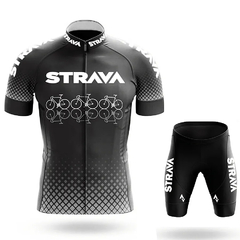 Conjunto de roupa de ciclismo Masculino Strava-Pro , Manga Curta, Respirável, MTB, na internet