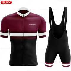 Imagem do Conjunto camisa e bretelle de ciclismo Raudax 2023 masculino.