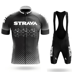 Conjunto de roupa de ciclismo Masculino Strava-Pro , Manga Curta, Respirável, MTB, na internet