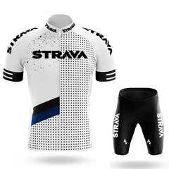 Imagem do Conjunto de roupa de ciclismo Masculino Strava-Pro , Manga Curta, Respirável, MTB,