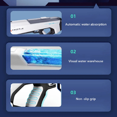 Pistola de água elétrica. De absorção automática de água. - loja online