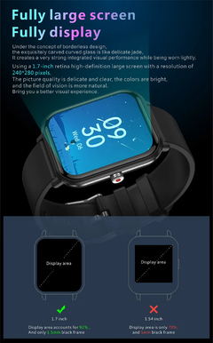 Smart Watch Relógio Inteligente. Monitoramento completo - comprar online